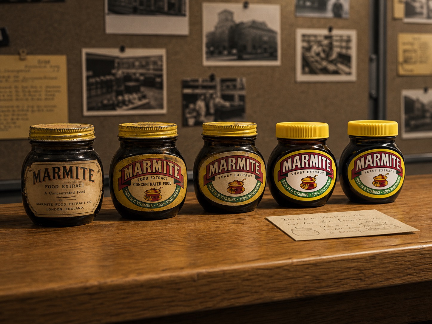 Marmite is doing a 50-year retrospective, which is weird because the jar is 123